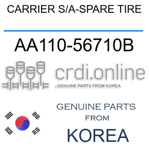 CARRIER S/A-SPARE TIRE AA110-56710B AA11056710B AA110 56710B
