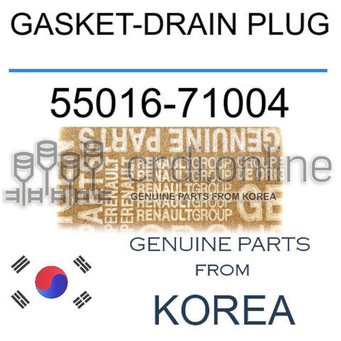 GASKET-DRAIN PLUG [ORIGINAL] 55016-71004 5501671004 55016 71004
