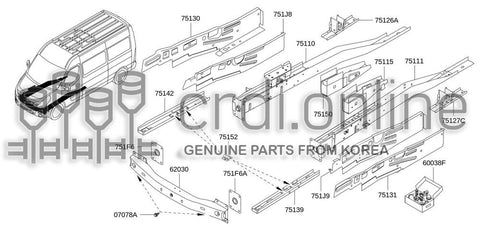 REINFORCEMENT ASSY-FRONT BUMPER 62010-6970Y 620106970Y 62010 6970Y
