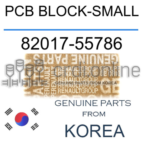 PCB BLOCK-SMALL [ORIGINAL] 82017-55786 8201755786 82017 55786