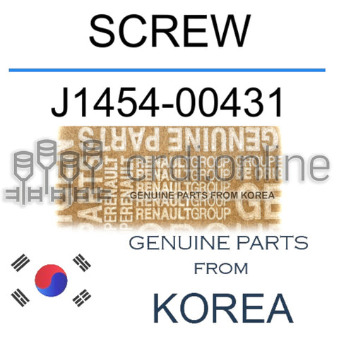 SCREW [ORIGINAL] J1454-00431 J145400431 J1454 00431