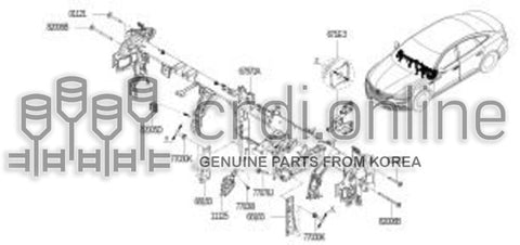FLANGED-INSTRUMENT STAYCENTER [ORIGINAL] 68183-3572R 681833572R 68183 3572R