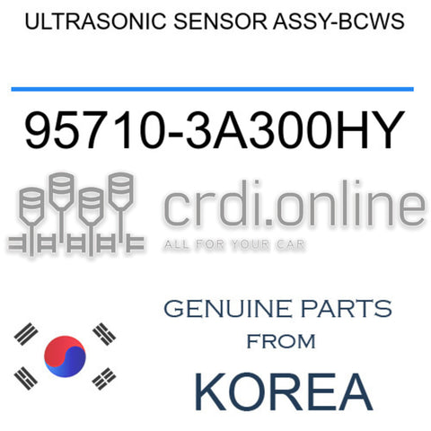 ULTRASONIC SENSOR ASSY-BCWS 95710-3A300HY 957103A300HY 95710 3A300HY