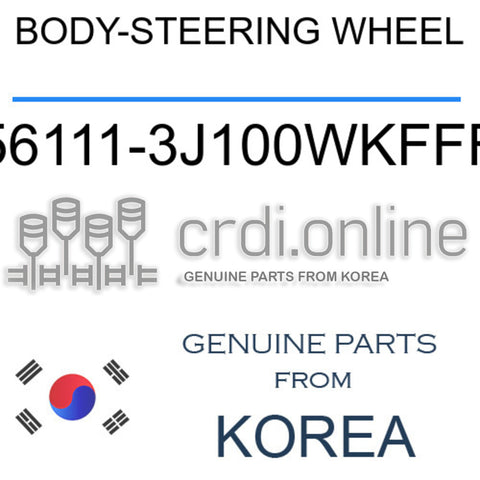 BODY-STEERING WHEEL 56111-3J100WKFFF 561113J100WKFFF 56111 3J100WKFFF