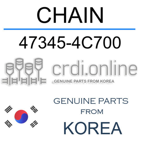 CHAIN [ORIGINAL] 47345-4C700 473454C700 47345 4C700