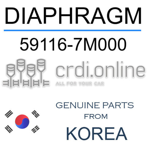DIAPHRAGM [ORIGINAL] 59116-7M000 591167M000 59116 7M000