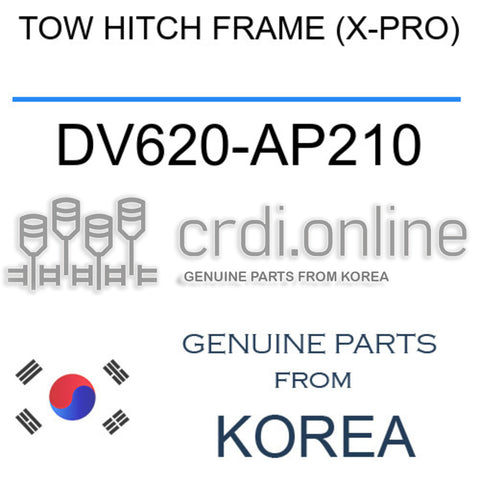 TOW HITCH FRAME (X-PRO) [ORIGINAL] DV620-AP210 DV620AP210 DV620 AP210