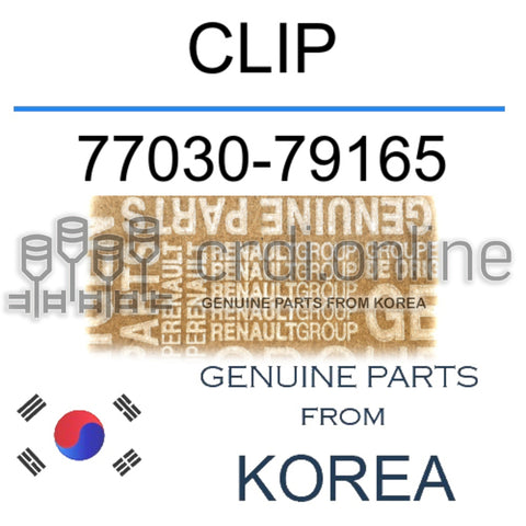 CLIP [ORIGINAL] 77030-79165 7703079165 77030 79165
