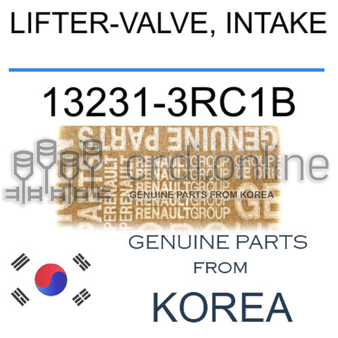 LIFTER-VALVE, INTAKE [ORIGINAL] 13231-3RC1B 132313RC1B 13231 3RC1B