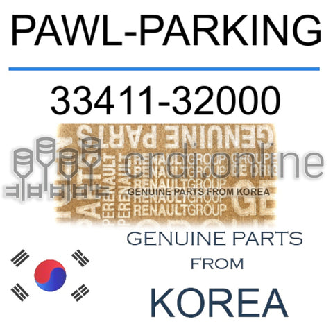 PAWL-PARKING [ORIGINAL] 33411-32000 3341132000 33411 32000