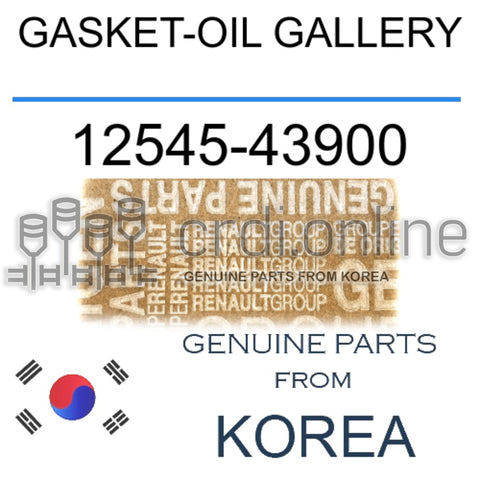 GASKET-OIL GALLERY [ORIGINAL] 12545-43900 1254543900 12545 43900