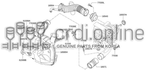 BRACKET-AIR CLEANER 82008-61599 8200861599 82008 61599