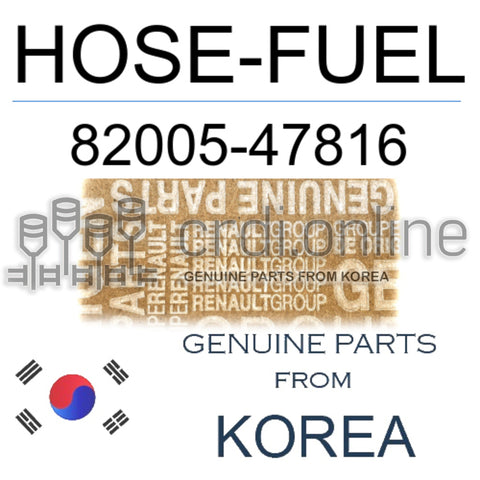 HOSE-FUEL [ORIGINAL] 82005-47816 8200547816 82005 47816