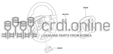 LID-STEERINGLOWER [ORIGINAL] 46263-31011BC 4626331011BC 46263 31011BC