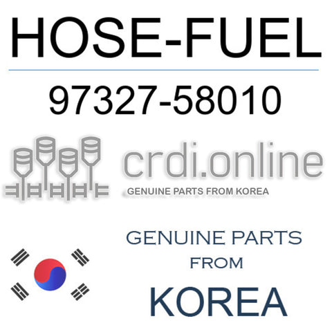 HOSE-FUEL [ORIGINAL] 97327-58010 9732758010 97327 58010