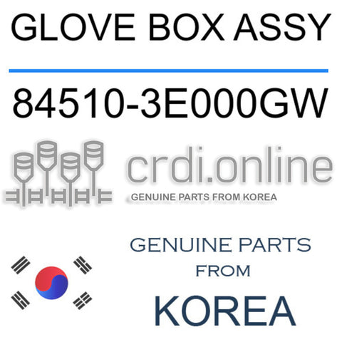 GLOVE BOX ASSY [ORIGINAL] 84510-3E000GW 845103E000GW 84510 3E000GW