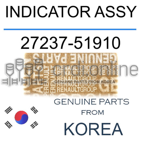 INDICATOR ASSY [ORIGINAL] 27237-51910 2723751910 27237 51910