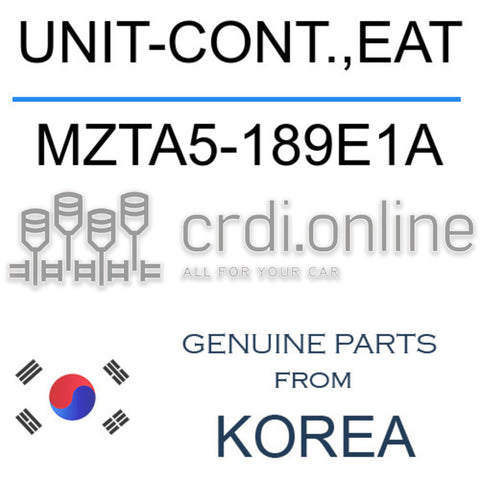 UNIT-CONT.,EAT MZTA5-189E1A MZTA5189E1A MZTA5 189E1A