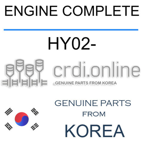 ENGINE COMPLETE [ORIGINAL] HY02- HY02 HY02