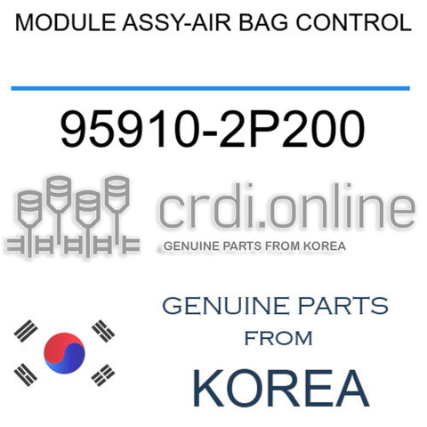 MODULE ASSY-AIR BAG CONTROL [ORIGINAL] 95910-2P200 959102P200 95910 2P200