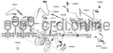 SENSOR-DPF PRESS 22770-1177R 227701177R 22770 1177R
