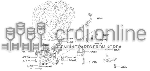 FILTER ASSY-OIL 31726-1XA03 317261XA03 31726 1XA03