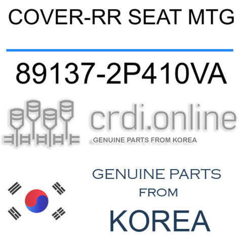 COVER-RR SEAT MTG [ORIGINAL] 89137-2P410VA 891372P410VA 89137 2P410VA