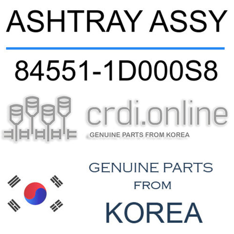 ASHTRAY ASSY 84551-1D000S8 845511D000S8 84551 1D000S8