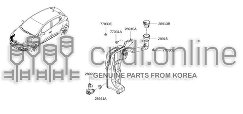 INLET ASSY-WASHER TANK 28915-7201R 289157201R 28915 7201R