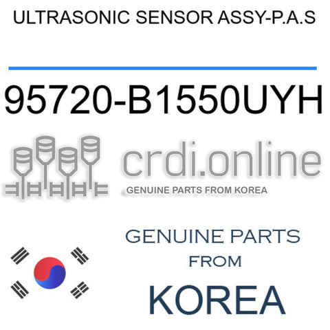 ULTRASONIC SENSOR ASSY-P.A.S [ORIGINAL] 95720-B1550UYH 95720B1550UYH 95720 B1550UYH