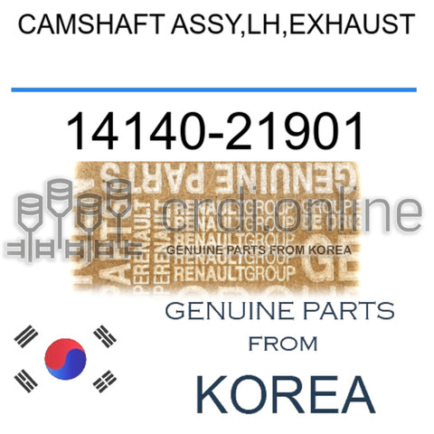 CAMSHAFT ASSY,LH,EXHAUST [ORIGINAL] 14140-21901 1414021901 14140 21901