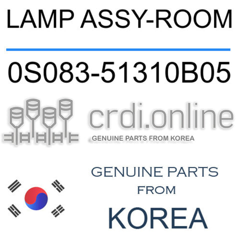 LAMP ASSY-ROOM [ORIGINAL] 0S083-51310B05 0S08351310B05 0S083 51310B05