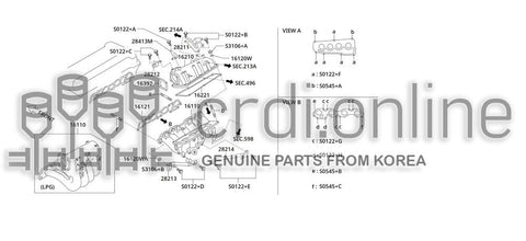 ORNAMENT ASSY-ENGINE COVER 12590-12910 1259012910 12590 12910