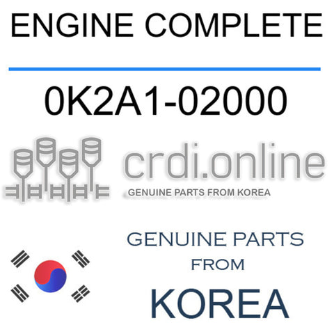 ENGINE COMPLETE [ORIGINAL] 0K2A1-02000 0K2A102000 0K2A1 02000
