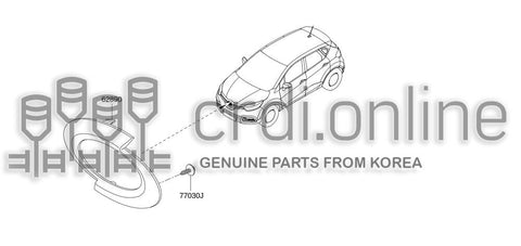 EMBLEM-FRONT 62890-7117R 628907117R 62890 7117R
