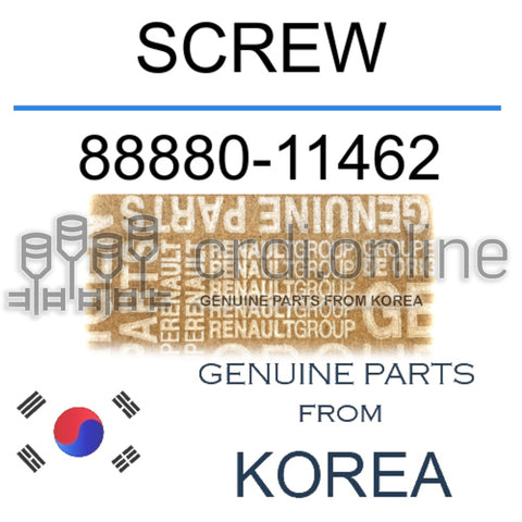SCREW [ORIGINAL] 88880-11462 8888011462 88880 11462
