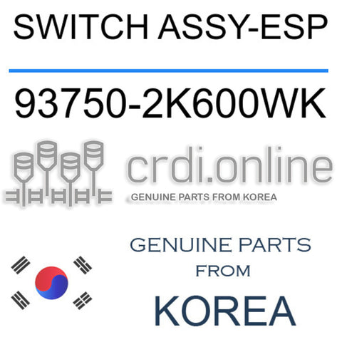 SWITCH ASSY-ESP [ORIGINAL] 93750-2K600WK 937502K600WK 93750 2K600WK
