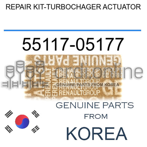 REPAIR KIT-TURBOCHAGER ACTUATOR [ORIGINAL] 55117-05177 5511705177 55117 05177