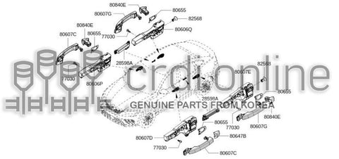 ANTENNA-DOOR OPENOTR 28590-8268R 285908268R 28590 8268R