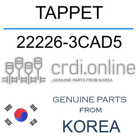 TAPPET 22226-3CAD5 222263CAD5 22226 3CAD5