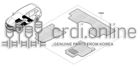 MAT KIT-PROTRPASS COMPT 74900-1558R 749001558R 74900 1558R