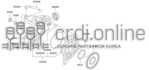 SEAL-OILCONNECTING SHAFT 33111-JD60A 33111JD60A 33111 JD60A