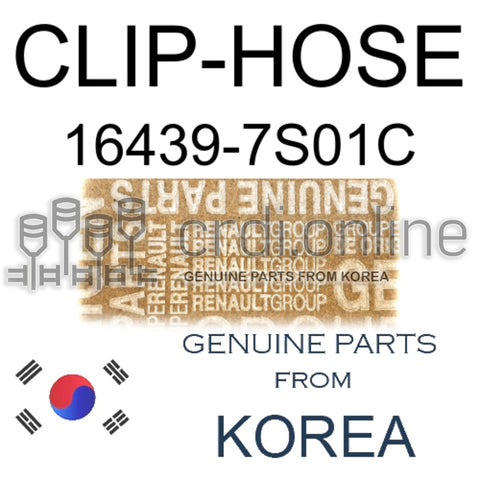 CLIP-HOSE [ORIGINAL] 16439-7S01C 164397S01C 16439 7S01C