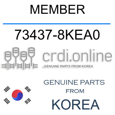 MEMBER [ORIGINAL] 73437-8KEA0 734378KEA0 73437 8KEA0
