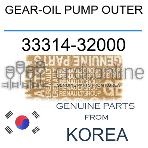 GEAR-OIL PUMP OUTER [ORIGINAL] 33314-32000 3331432000 33314 32000