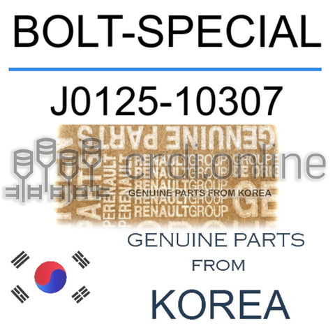 BOLT-SPECIAL [ORIGINAL] J0125-10307 J012510307 J0125 10307