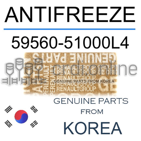 ANTIFREEZE [ORIGINAL] 59560-51000L4 5956051000L4 59560 51000L4