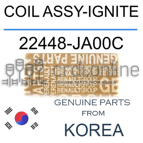 COIL ASSY-IGNITE [ORIGINAL] 22448-JA00C 22448JA00C 22448 JA00C