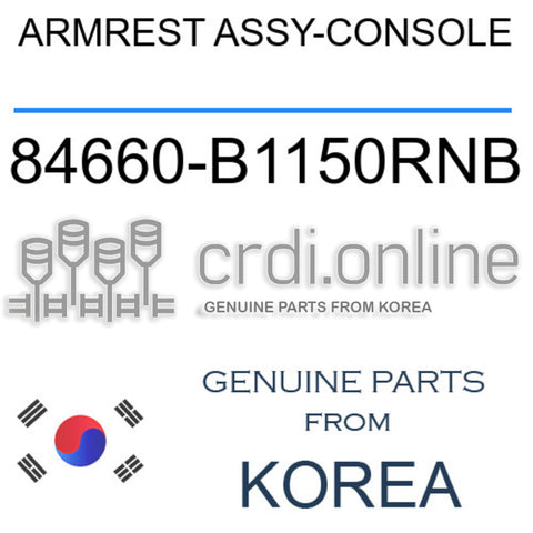 ARMREST ASSY-CONSOLE 84660-B1150RNB 84660B1150RNB 84660 B1150RNB