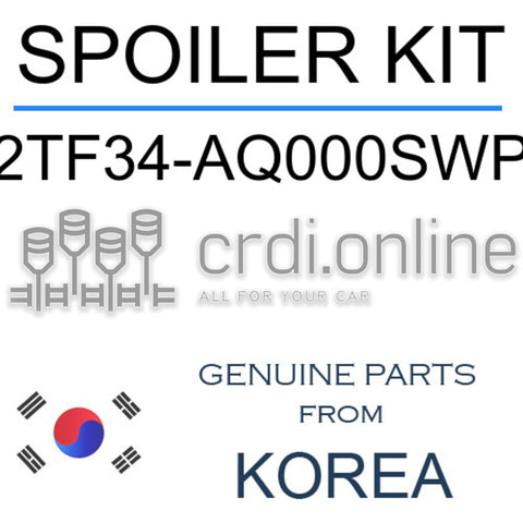 SPOILER KIT [ORIGINAL] 2TF34-AQ000SWP 2TF34AQ000SWP 2TF34 AQ000SWP
